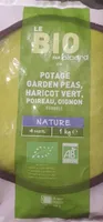 Potage garden peas haricot vert poireau oignon
