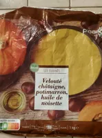 Velouté châtaigne potimarron huile de noisette