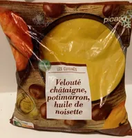 Velouté chataigne, potimarron, huile de noisette