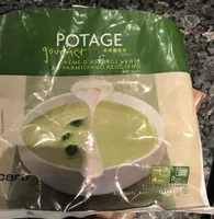 Potage gourmet - Crème d'asperges vertes au parmigiano reggiano