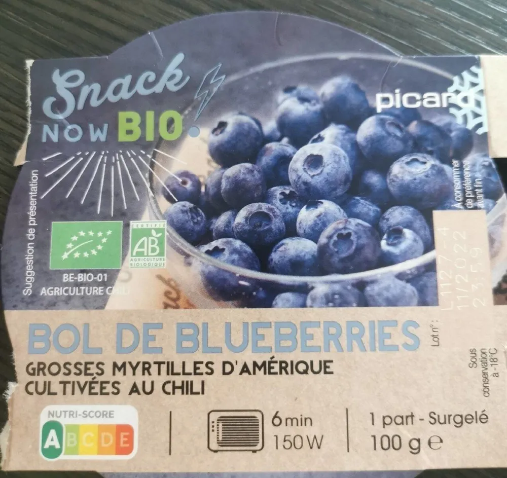 Bol de blueberries