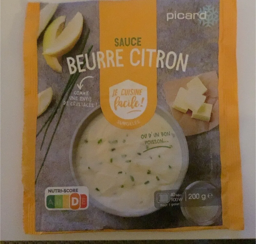 Sauce beurre citron