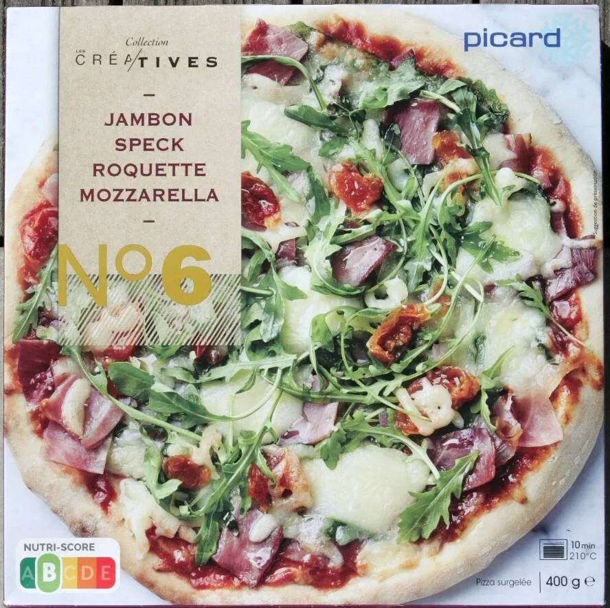 Pizza N°6 - Jambon, Speck, Roquette, Mozzarella