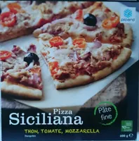 Pizza Siciliana (thon, tomate, mozzarella)