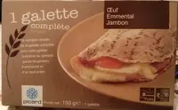 1 galette complète Œuf, Emmental, Jambon