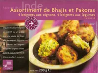 Assortiment de Bhajis et Pakoras