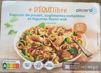 Émincés de poulet, tagliatelles complètes et légumes façon wok