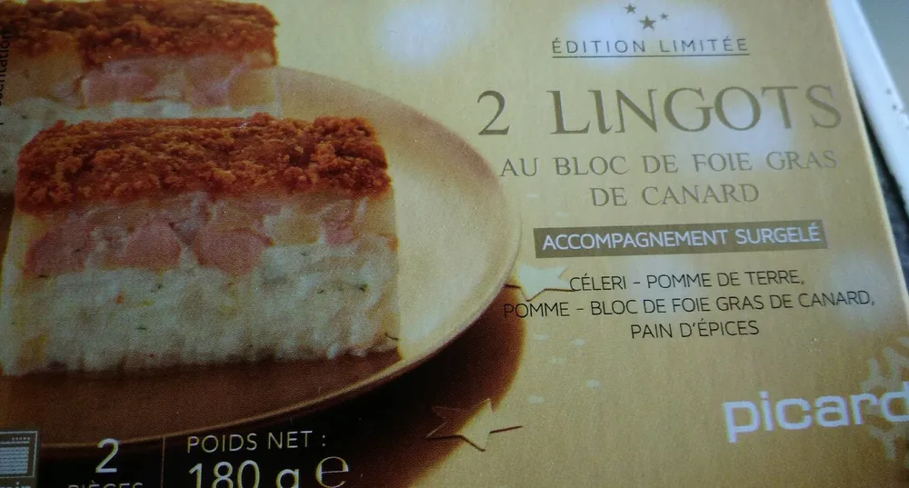 Lingots au bloc de Foie Gras