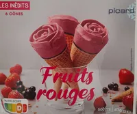 Cônes fruits rouges