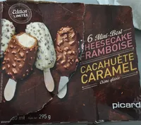 6 Mini-Best Cheesecake-Framboise et Cacahuète-Caramel