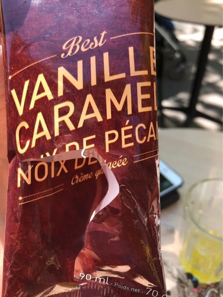 Crème Glacée Vanille Caramel Noix de Pecan