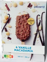 4 vanille macadamia crème glacée
