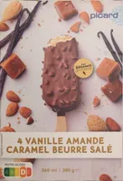 4 vanille amande caramel beurre salé