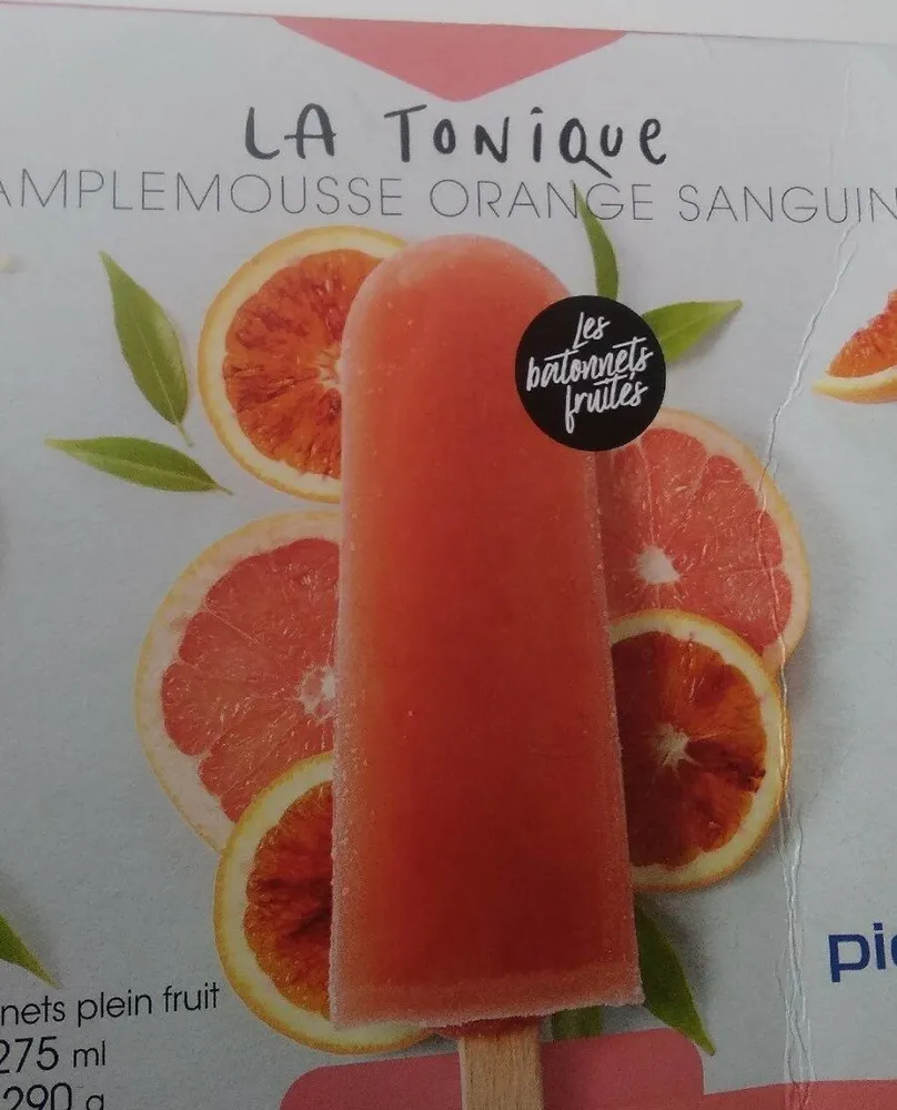 La tonique pamplemousse orange sanguine