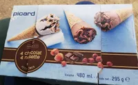 Crèmes glacées 4 chocolat 4 noisette