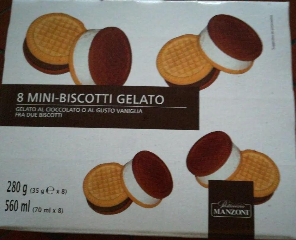 8 mini-biscotti gelato
