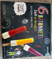 Batonets laits et fruits