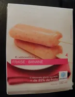 6 smoothies Fraise - Banane Picard