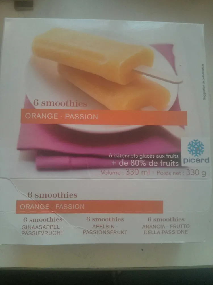 6 Smoothies Orange Passion