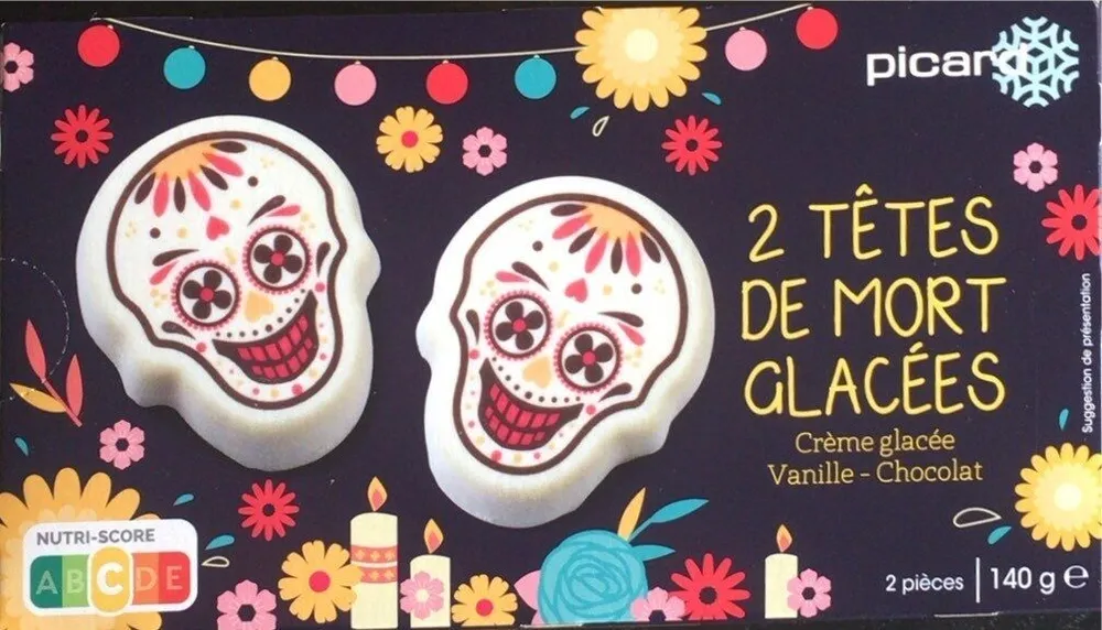 Têtes de mort glacées
