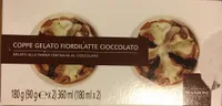 Coppe gelato fiordilatte cioccolato (coupes glacées chocolat fleur de lait)