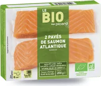 Pavés de saumon Atlantique Bio