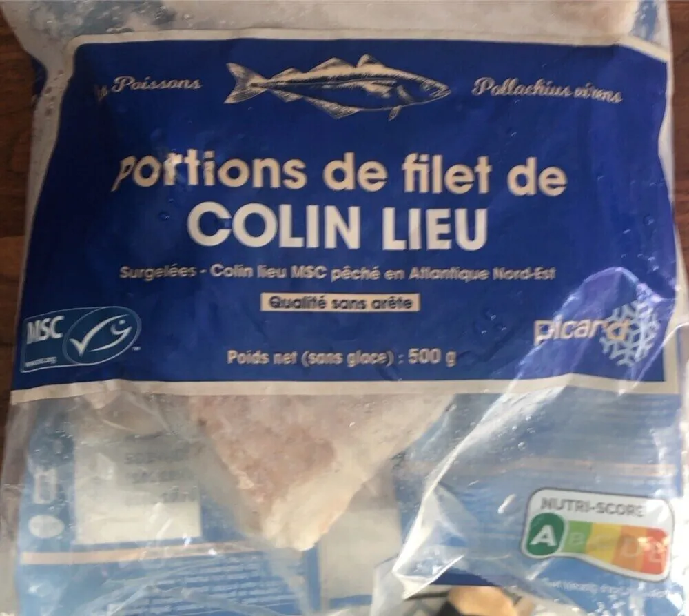 Filet de colin lieu