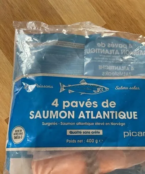 4 pavés de saumon atlantique Norvège
