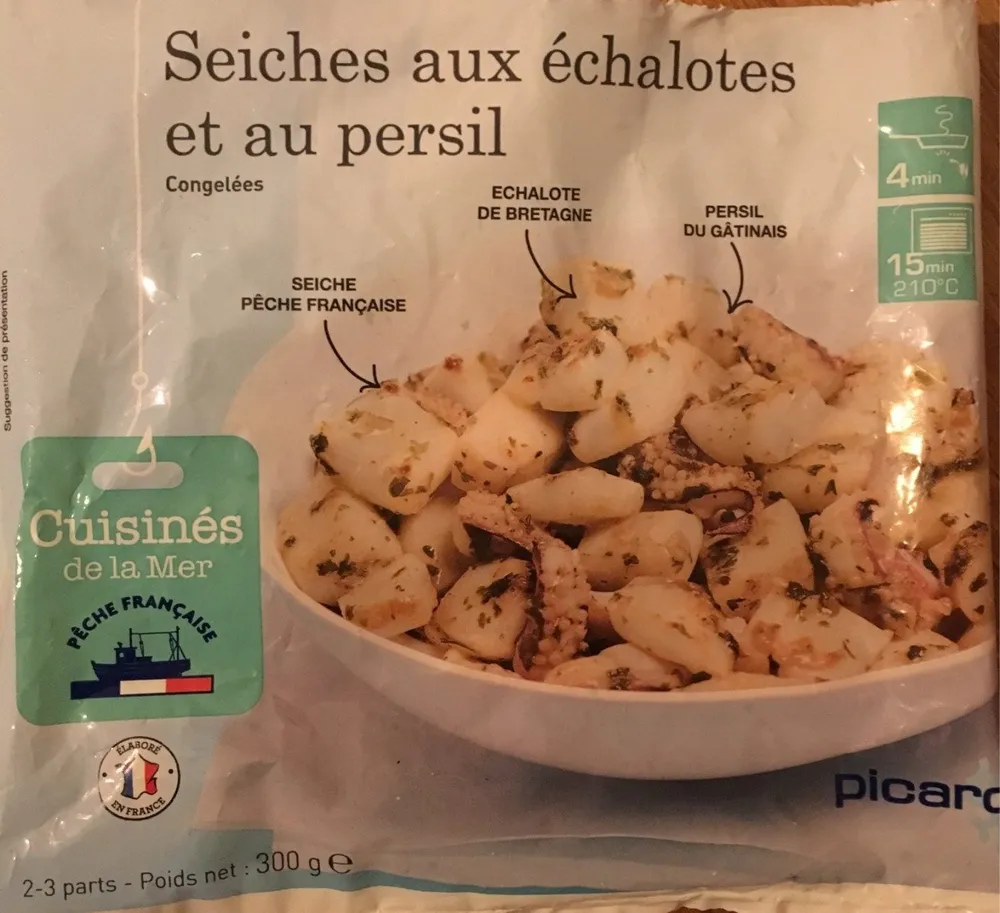 Seiches🦑🐙 aux échalotes et au persil