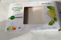 Carpaccio de saumon mariné