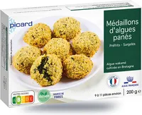 Médaillons d'algues panés