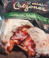 2 mini calzones jambon mozzarella