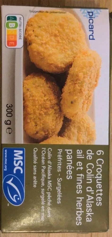 Croquettes de colon ail et fines herbes panées