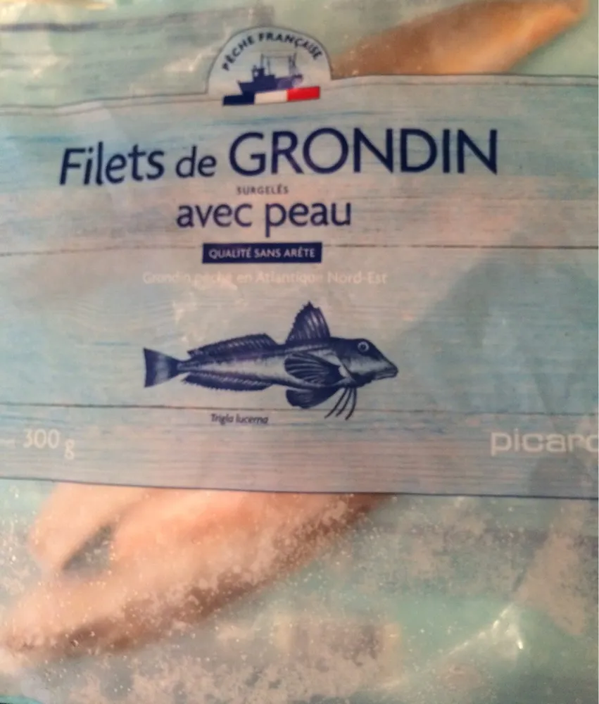 Filets de Grondin avec peau