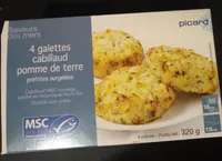 4 galettes cabillaud pomme de terre