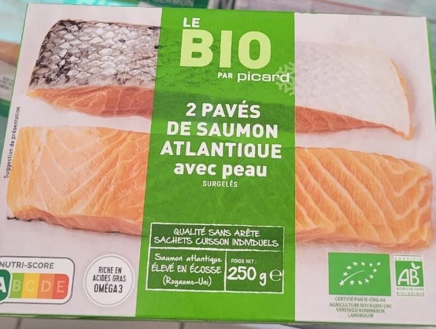2 Pavés de saumon bio Irlande