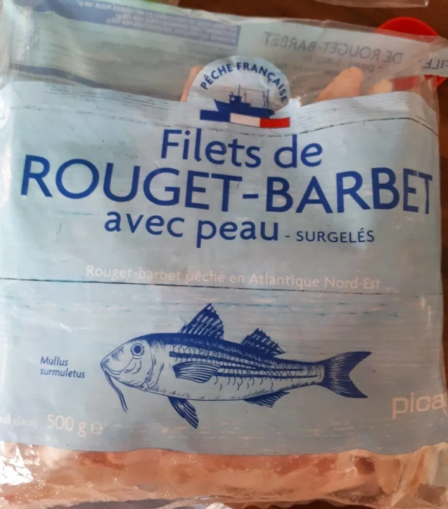 Filets de Rouget-Barbet avec peau