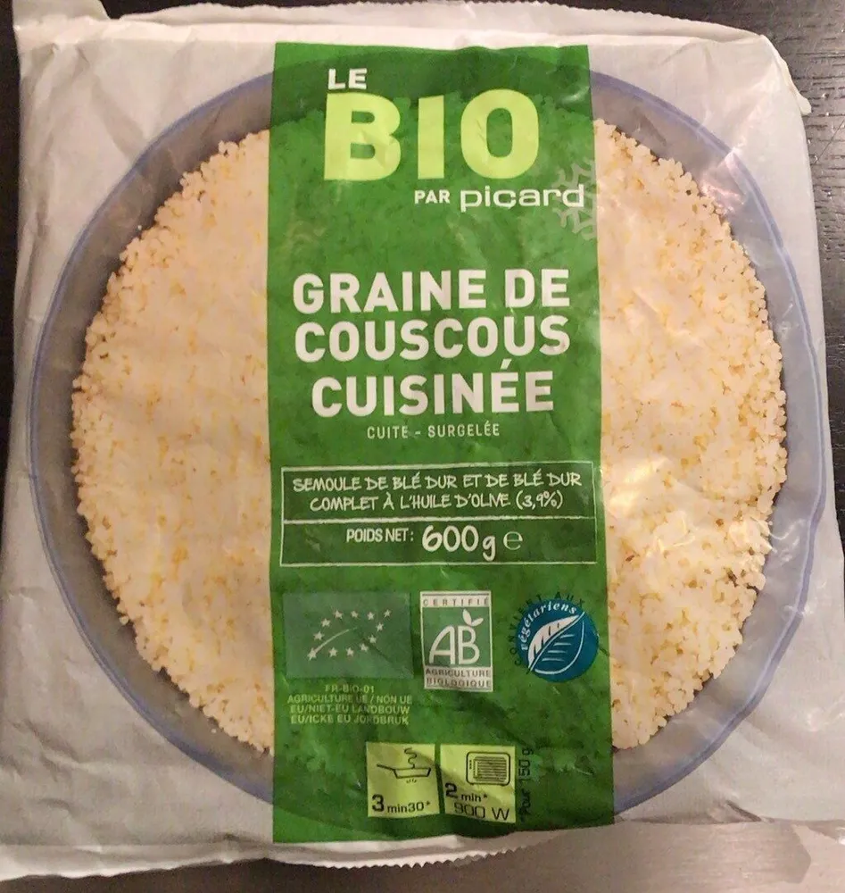 Graine de couscous cuisinée