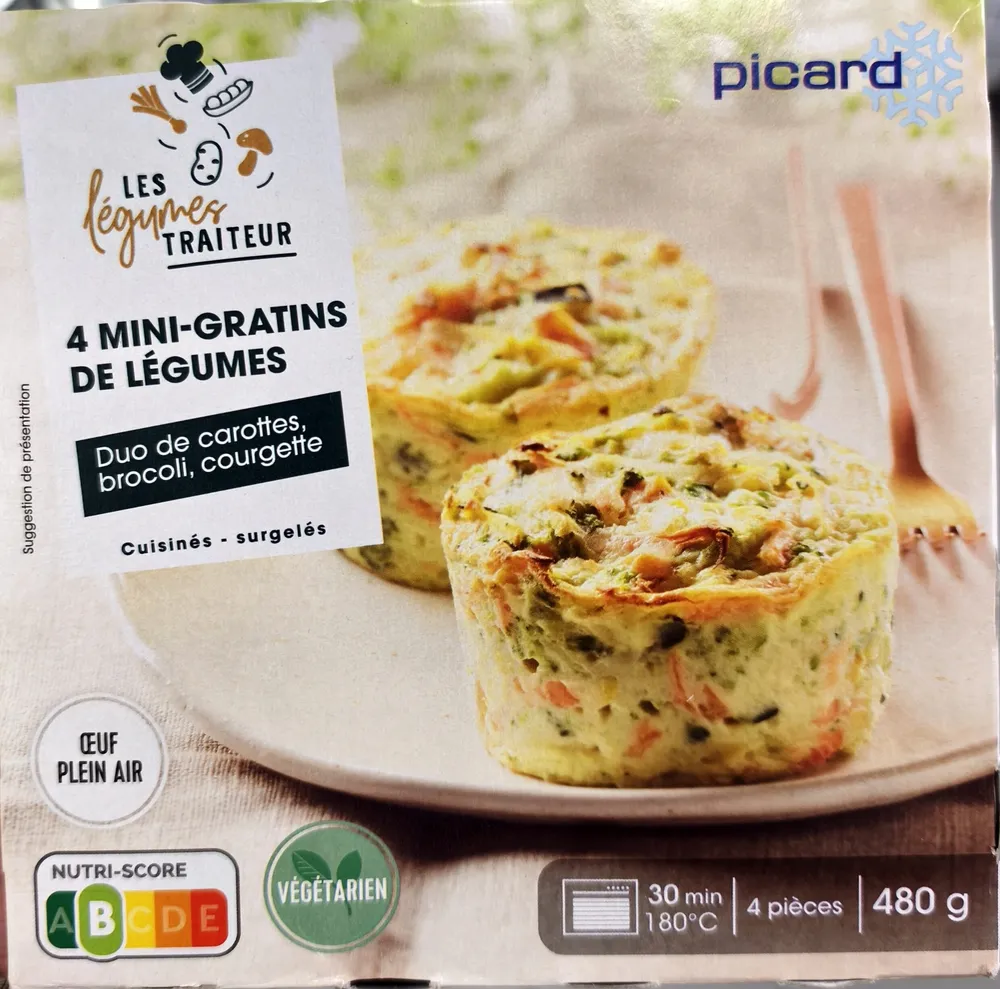 Mini gratin de legumes