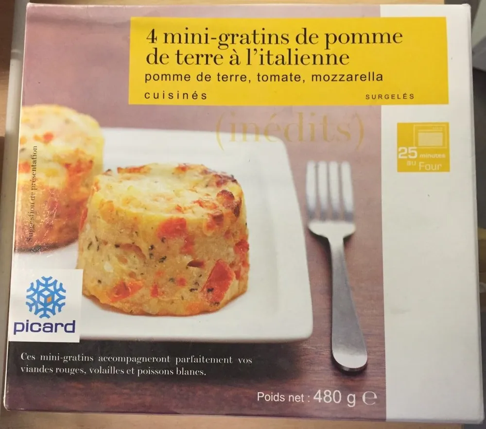 4 mini-gratins de pomme de terre à l'italienne