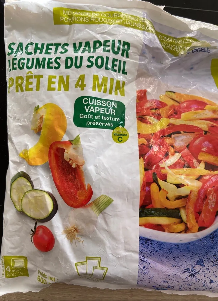 Sachets vapeur légumes du soleil