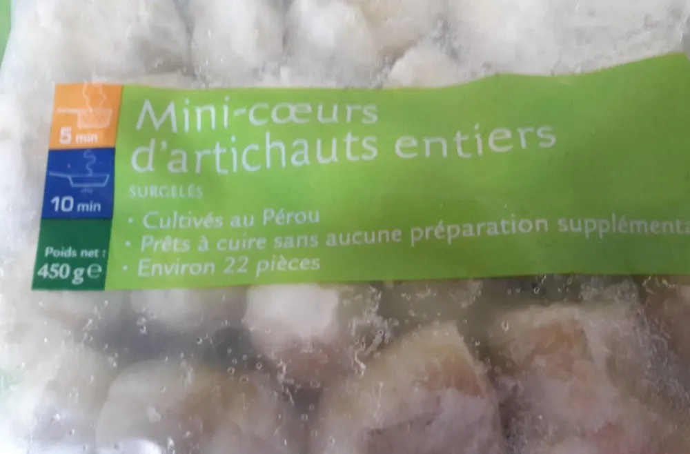 Mini-Cœurs d'Artichauts Entiers