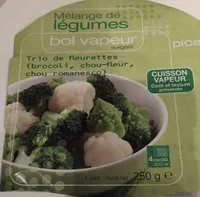 Bol Vapeur Trio de Fleurettes : Brocolis, Choux-fleurs, Choux Romanesco
