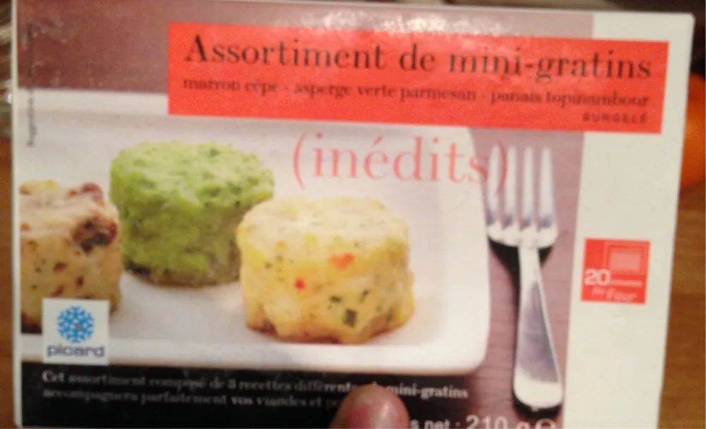Assortiment de Mini-Gratins