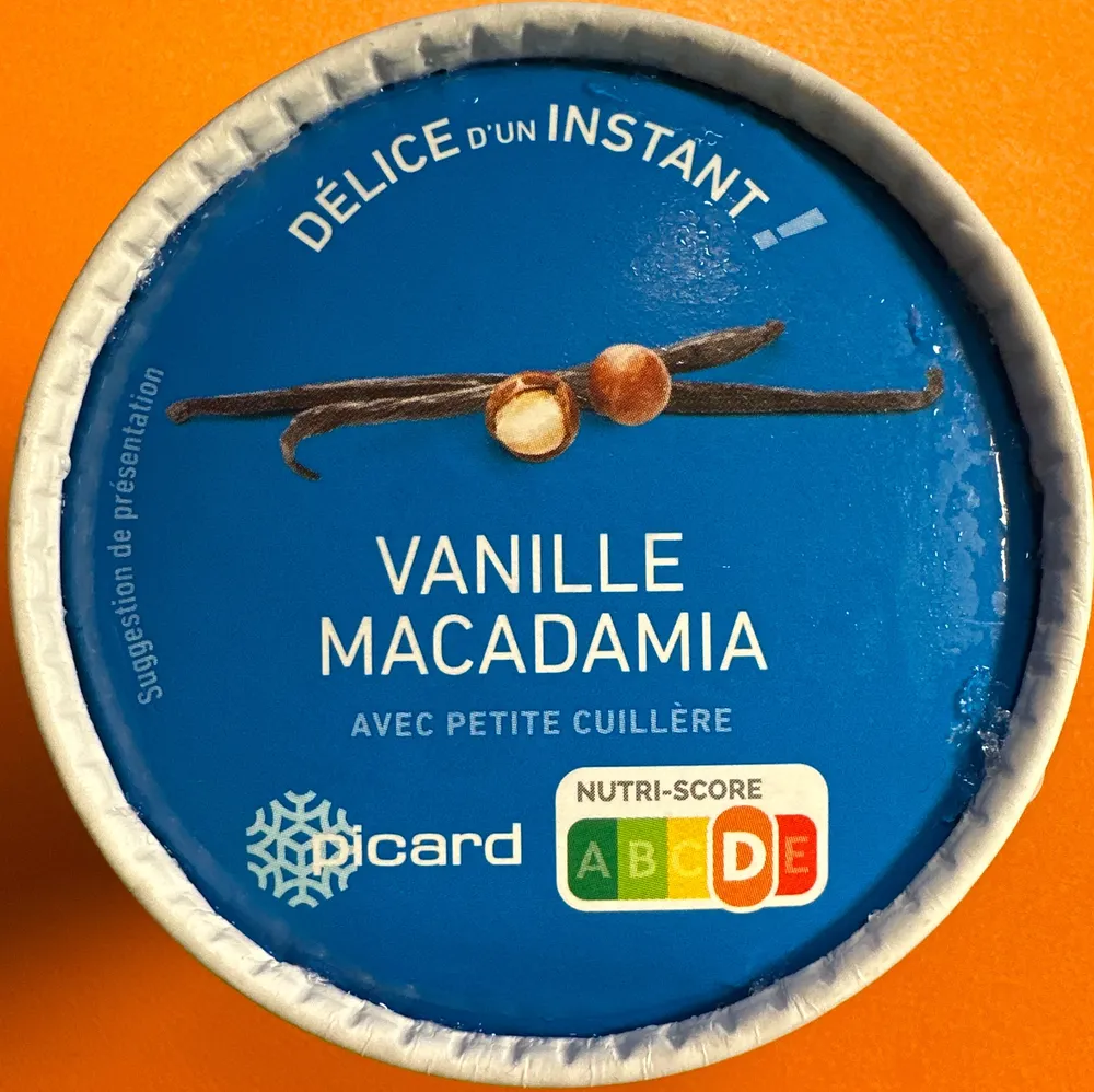 Crème glacée Vanille Macadamia