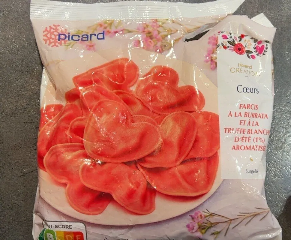 Coeurs farcis a la burrata
