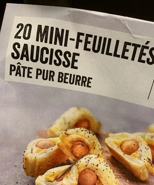 Mini  feuilletés saucisse