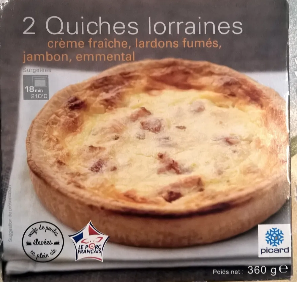 2 Quiches Lorraines