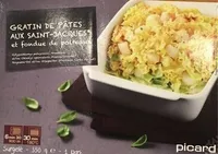 Gratin de Pâtes aux Saint-Jacques* et Fondue de Poireaux, Surgelé