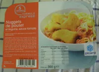 Nuggets de poulet et linguine, sauce tomate, Surgelés